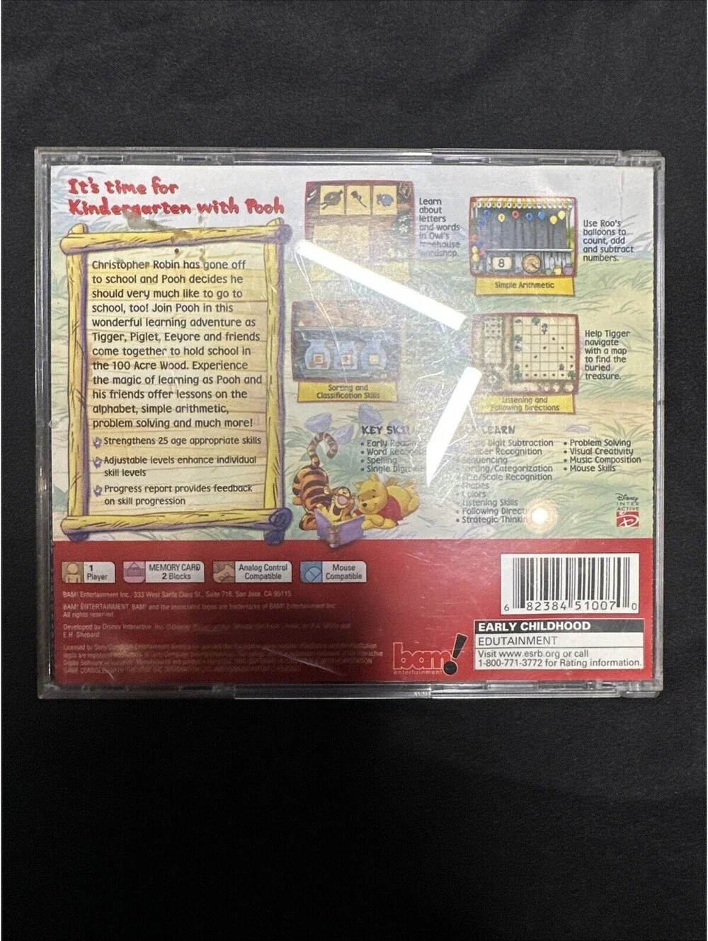 Winnie The Pooh Kindergarden (Playstation, 2003) CIB